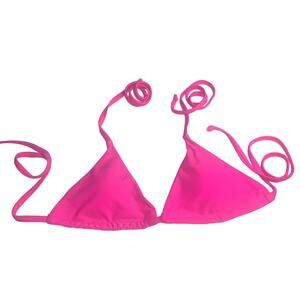 SHEIN Hot Pink Bikini‎ Top